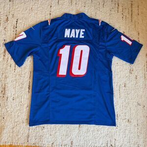 RARE 90s THROWBACK DRAKE MAYE New England Patriots Rivalries 25 Jersey S M